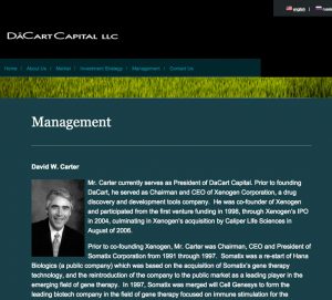 Website for DaCart Capital LLC