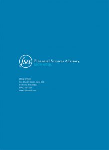 Brochure for Financial Services Advisory