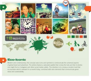 Website branding concept for Greenloons