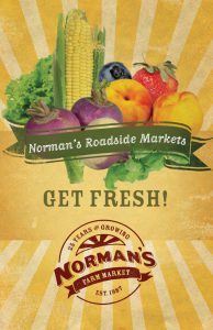 Advertisement for Norman's Farm Market