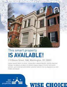Flyer for DC Smart Properties