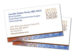 Chevy Chase Plastic Surgery Business Card