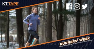 Social Media Post for KT Tape promoting Runners' Week for 2017 Boston Marathon